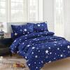 5-dielna Sada posteľného prádla | Modrá / malé hviezdy
