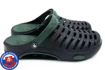 Pánske Clogs FLAMEshoes A-1003 | Veľkosť: 40 | Čierna / tmavozelená