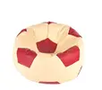 Aga Sedací vak Ball XXXL (vínová a bežová)