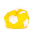 XXXL Sedací vak AGA Ball (500 l) | Biela / žltá