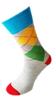 Bláznivé pánske ponožky Farebné káro | Veľkosť: 44 - 47 | Sivá