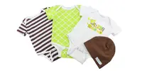 3 x Detské kojenecké body + 1 x čiapka (chlapci) | Veľkosť: XS