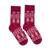 Veselé ponožky Hesty Socks (Čičman bordový) / klasický strih | Veľkosť: 35-38