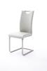 2 x Jedálenská koženková stolička PAULO (biela)