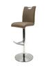 2 x Barová koženková stolička ALESI (cappuccino)