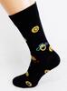 Bláznivé pánske ponožky Smajlíci | Veľkosť: 44 - 47 | Čierna
