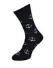 Bláznivé pánske ponožky Kotva | Veľkosť: 40-43 | Tmavomodrá