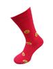 Bláznivé pánske ponožky Smajlíci | Veľkosť: 40 - 43 | Červená