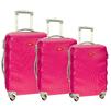 Sada 3 cestovných škrupinových kufrov HC6881 (pink) | Ružová