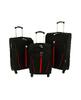 Sada 3 cestovných kufrov HCS020 (black) | Čierna