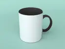 330 ml Keramický hrnček s vlastnou potlačou (biely + čierny)