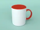 330 ml Keramický hrnček s vlastnou potlačou (biely + červený)