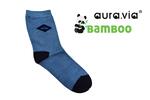 1 pár Detské bambusové ponožky s autíčkom / chlapčenské | Veľkosť: 24-27 | Modrá