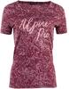 Dámske tričko Alpine Pro KAJKA | Veľkosť: XS | Červená + ružová