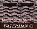 8 x Bombička do pera Waterman Black (čierna)