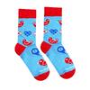 Veselé ponožky Hesty Socks (Ľudový vtáčik) / klasický strih | Veľkosť: 35-38