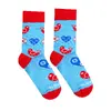 Veselé ponožky Hesty Socks (Ľudový vtáčik) / klasický strih | Veľkosť: 35-38