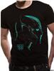 Pánske tričko Black Panther – Neon Face | Veľkosť: S | Čierna
