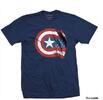 Pánske tričko Captain America – American Shield | Veľkosť: S | Modrá