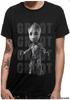 Pánske tričko Guardians Of The Galaxy 2 – Groot Photo | Veľkosť: S | Čierna