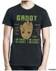 Pánske tričko Guardians of the Galaxy – Groot Skills | Veľkosť: S | Čierna