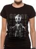 Dámske tričko Guardians Of The Galaxy 2 – Groot Photo | Veľkosť: S | Čierna