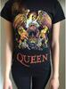 Dámske tričko Queen (Classic Crest) | Rozmer: S | Čierna