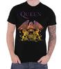 Pánske tričko Queen (Gradient Crest) | Rozmer: S | Čierna