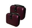 Sada 2 cestovných kozmetických kufrov RGL 910 (L + XL) | Burgundy