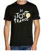 Čierne pánske tričko s logom Tour de France | Veľkosť: S | Čierna