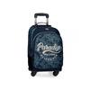 Školský alebo cestovný batoh na kolieskach PARADISE 2 (4 otočné kolieska) | Tmavomodrá