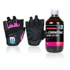 2 x 500 ml L-Carnitine liquid extra (pomaranč) + dámske fitness rukavice (veľkosť S / ružová)