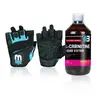 2 x 500 ml L-Carnitine liquid extra (pomaranč) + dámske fitness rukavice (veľkosť S / modrá)
