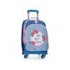 Školský alebo cestovný batoh na kolieskach ROSE (4 otočné kolieska) | Modrá