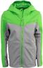 Detská softshellová bunda Alpine Pro YURIKO | Veľkosť: 104-110 | Zelená + sivá