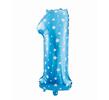 Balón číslo 1 - Veľkosť 61 cm | Modrá