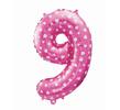 Balón číslo 9 - Veľkosť 61 cm | Ružová