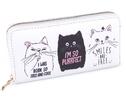 Dámska peňaženka s potlačou | Mačky