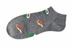 Pánske veselé ponožky členkové | Veľkosť: 39-42 | Sushi / Sivá
