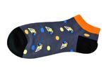 Pánske veselé ponožky členkové | Veľkosť: 39-42 | Zmrzlina / Sivomodrá
