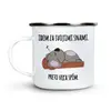 300 ml Plechový hrnček (Idem za svojimi snami)