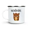 300 ml Plechový hrnček (Najskôr kávu)