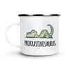 300 ml Plechový hrnček (Prokrastinosaurus)