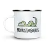 300 ml Plechový hrnček (Prokrastinosaurus)