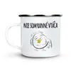 300 ml Plechový hrnček (Nie som ranné vtáča)