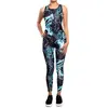 Dámsky fitness set topu a legín | Veľkosť: L/XL | Modrá