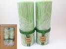 Darčekové balenie ekologických palmových sviečok D01 (zelená)