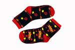 Detské veselé ponožky "Milena" | Veľkosť: 32-34 | Boom / Čierna
