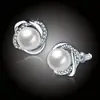Perlové náušnice Annabelle - White Cream Pearl