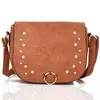 Dámska elegantná crossbody kabelka (typ 2) | Koňaková